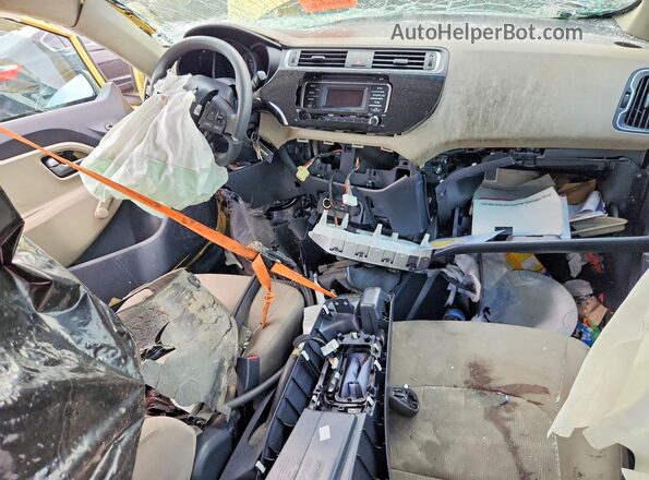 KNADM4A32G6681854 2016 KIA RIO Yellow 