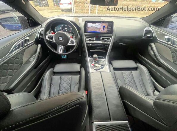 WBSGV0C08PCM43252 2023 BMW M8 Blue Widok z tyłu