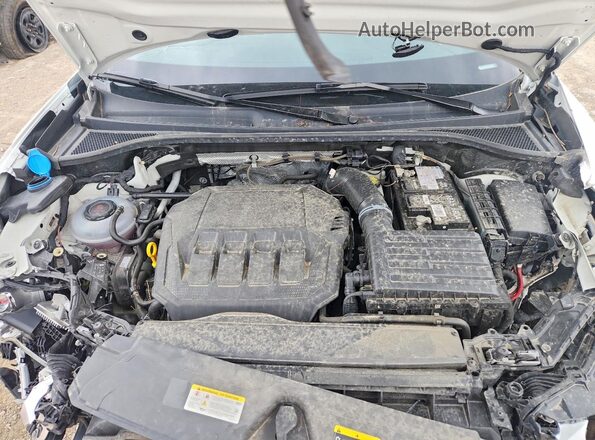 WA1DECF37S1010120 2025 AUDI Q3 White VIN კოდის სტიკერის ხედი