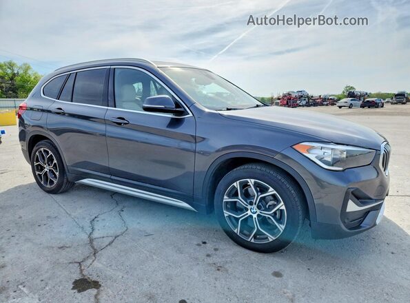 WBXJG9C02M5T03406 2021 BMW X1 Gray 