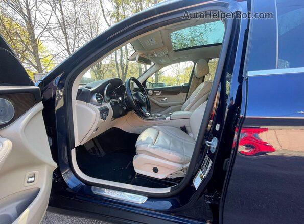 WDC0G4KB9KV185683 2019 MERCEDES-BENZ GLC-CLASS Blue Vista del compartimento del motor