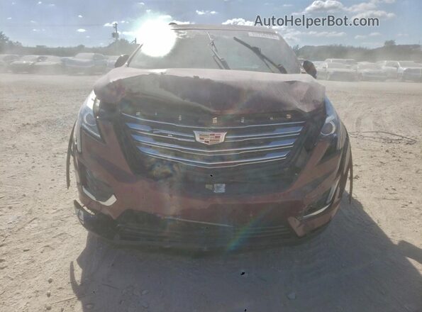 1GYKNARS6HZ138356 2017 CADILLAC XT5 Red Вид ззаду