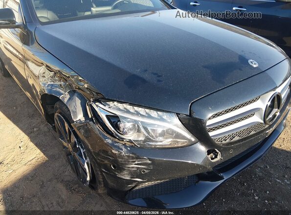 55SWF4HB6JU270860 2018 MERCEDES-BENZ C 350E Black Դիմացի տեսք