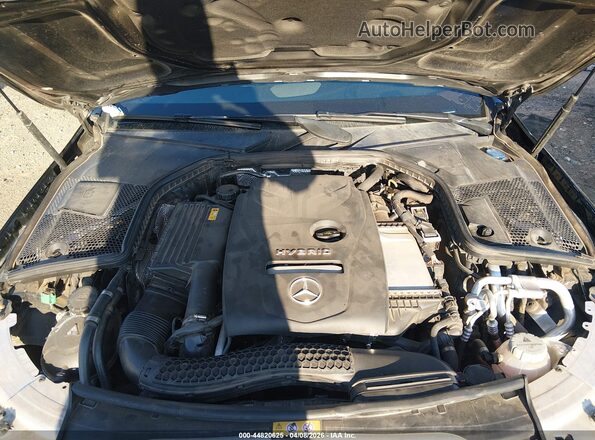 55SWF4HB6JU270860 2018 MERCEDES-BENZ C 350E Black Հետևի տեսք