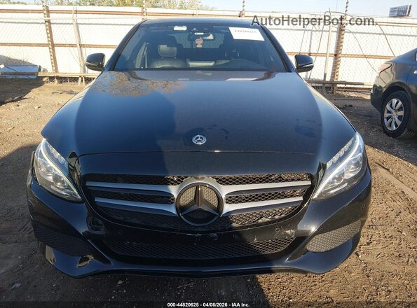55SWF4HB6JU270860 2018 MERCEDES-BENZ C 350E Black Սարքավորումների վահանակի տեսք