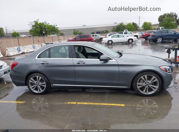 55SWF4HB7JU263979 2018 MERCEDES-BENZ C 350E Серый Панорамный вид салона 360°