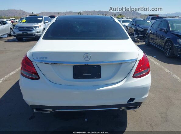 55SWF4JB0GU157103 2016 MERCEDES-BENZ C-CLASS Белый 