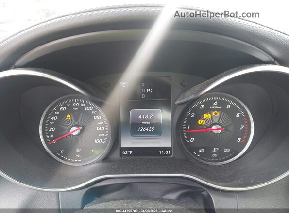55SWF4JB3GU126685 2016 MERCEDES-BENZ C-CLASS Silver Вид задніх сидінь