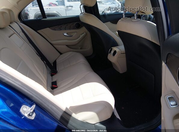 55SWF4JB3JU266078 2018 MERCEDES-BENZ C-CLASS Blue VIN sticker view