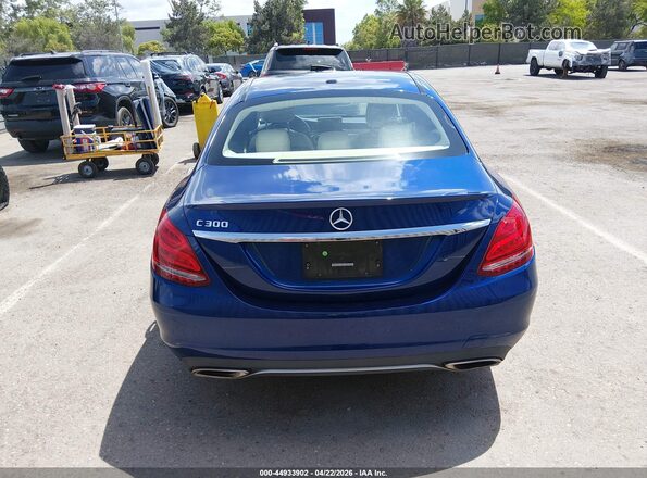 55SWF4JB3JU266078 2018 MERCEDES-BENZ C-CLASS Blue 