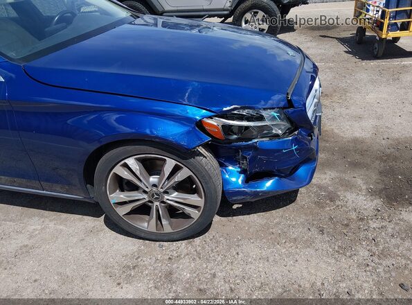 55SWF4JB3JU266078 2018 MERCEDES-BENZ C-CLASS Blue 