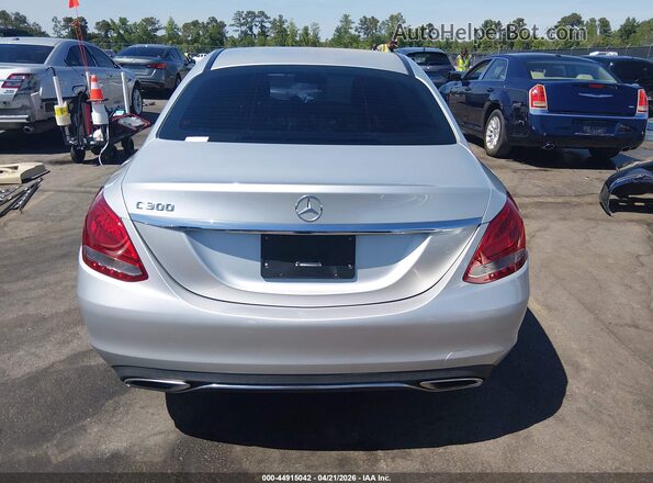 55SWF4JB4GU122449 2016 MERCEDES-BENZ C-CLASS Silver 