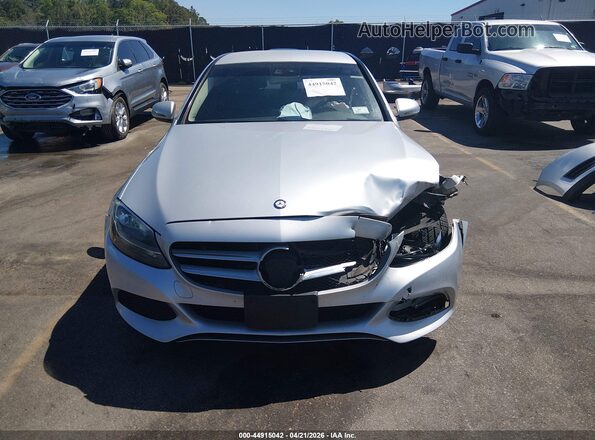 55SWF4JB4GU122449 2016 MERCEDES-BENZ C-CLASS Silver Vista del cuadro de instrumentos