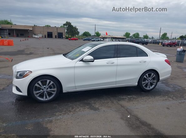 55SWF4JB4GU143639 2016 MERCEDES-BENZ C-CLASS White Widok wnętrza 360 stopni