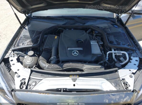 55SWF4JB4JU281625 2018 MERCEDES-BENZ C-CLASS Серый Вид сзади