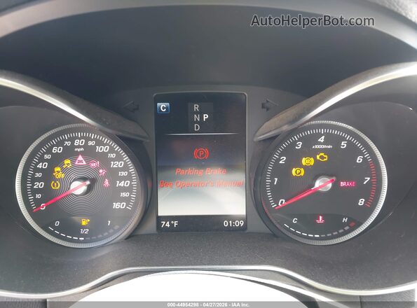 55SWF4JB4JU281625 2018 MERCEDES-BENZ C-CLASS Серый Вид задних сидений