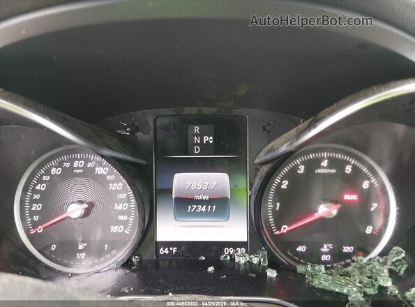 55SWF4JB5HU229222 2017 MERCEDES-BENZ C-CLASS Gray უკანა სავარძლების ხედი