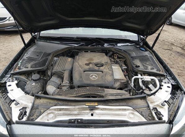 55SWF4JB5HU229222 2017 MERCEDES-BENZ C-CLASS Gray უკანა ხედი