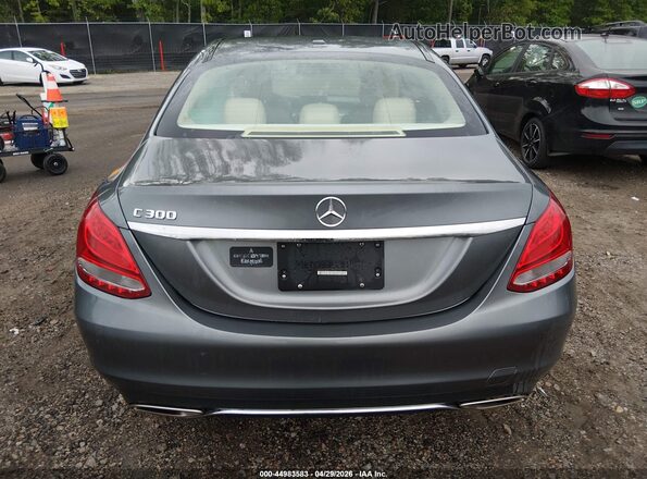 55SWF4JB5HU229222 2017 MERCEDES-BENZ C-CLASS Gray 