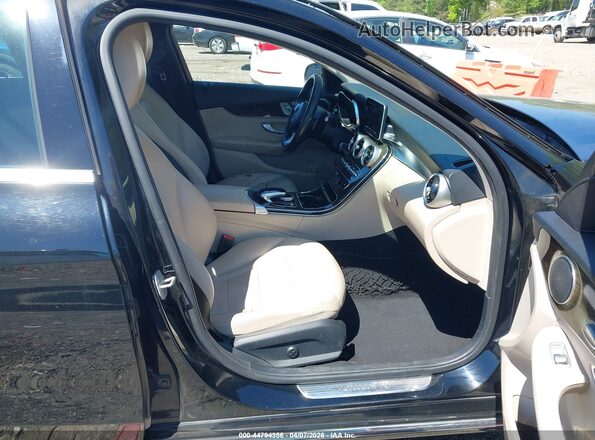 55SWF4JB6GU149488 2016 MERCEDES-BENZ C-CLASS Черный Вид салона спереди