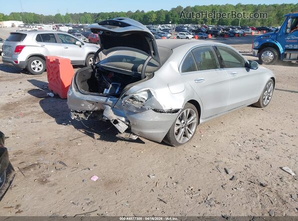 55SWF4JB7JU238641 2018 MERCEDES-BENZ C-CLASS Gray Trasero derecho