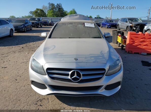 55SWF4JB7JU238641 2018 MERCEDES-BENZ C-CLASS Gray Vista del salpicadero