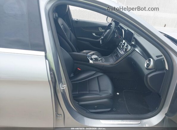 55SWF4JB8GU141716 2016 MERCEDES-BENZ C-CLASS Gray წინა სალონის ხედი
