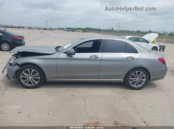55SWF4JB8GU141716 2016 MERCEDES-BENZ C-CLASS Gray სალონის 360-გრადუსიანი ხედი