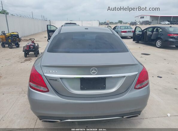 55SWF4JB8GU141716 2016 MERCEDES-BENZ C-CLASS Gray 