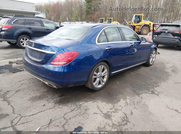 55SWF4JB8JU218608 2018 MERCEDES-BENZ C-CLASS Blue Rear right