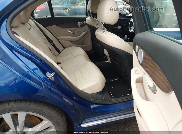 55SWF4JB8JU218608 2018 MERCEDES-BENZ C-CLASS Blue VIN sticker view