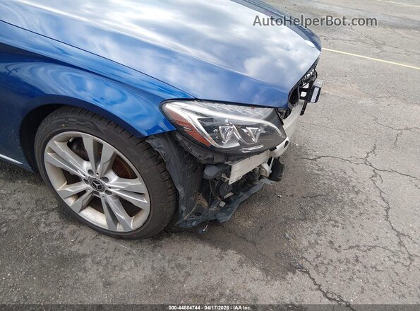 55SWF4JB8JU218608 2018 MERCEDES-BENZ C-CLASS Blue 