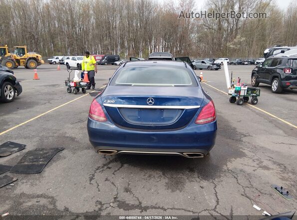 55SWF4JB8JU218608 2018 MERCEDES-BENZ C-CLASS Blue 