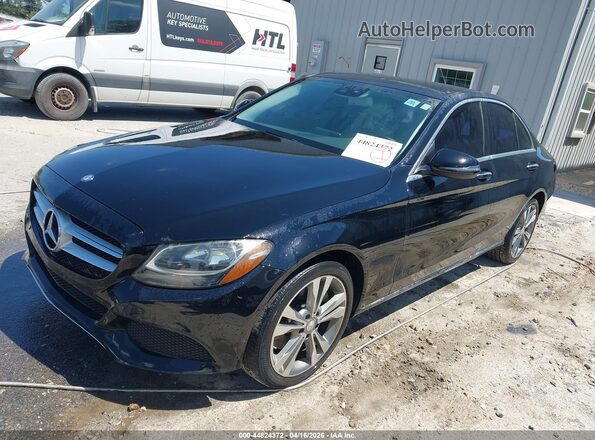 55SWF4JB9GU127730 2016 MERCEDES-BENZ C-CLASS Black Front left