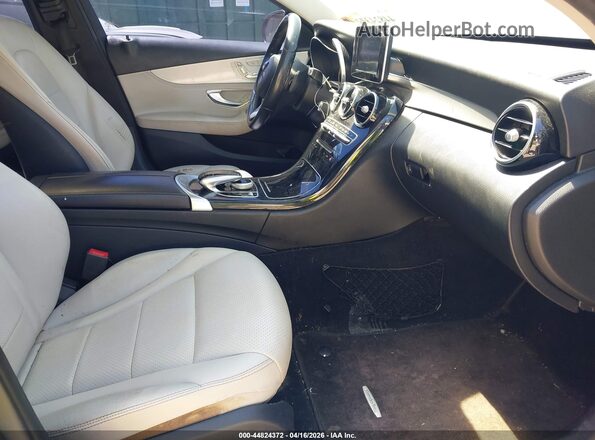 55SWF4JB9GU127730 2016 MERCEDES-BENZ C-CLASS Black Front interior view