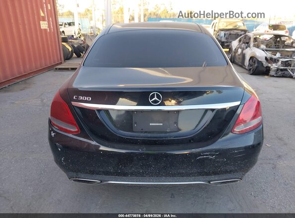 55SWF4JB9HU188514 2017 MERCEDES-BENZ C-CLASS Черный 