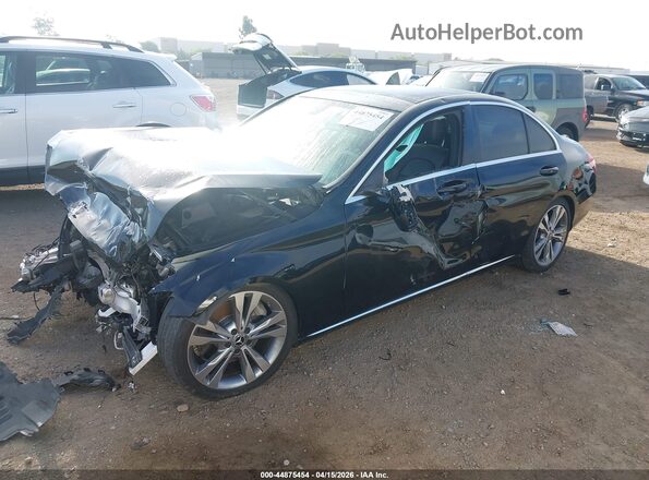 55SWF4JB9HU218062 2017 MERCEDES-BENZ C-CLASS Black Vista tres cuartos delantera izquierda