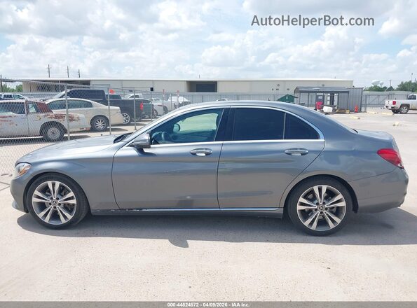 55SWF4JB9JU269647 2018 MERCEDES-BENZ C-CLASS Gray სალონის 360-გრადუსიანი ხედი