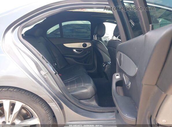 55SWF4JB9JU269647 2018 MERCEDES-BENZ C-CLASS Gray VIN კოდის სტიკერის ხედი