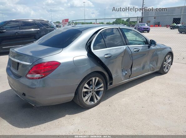 55SWF4JB9JU269647 2018 MERCEDES-BENZ C-CLASS Gray უკანა მარჯვენა