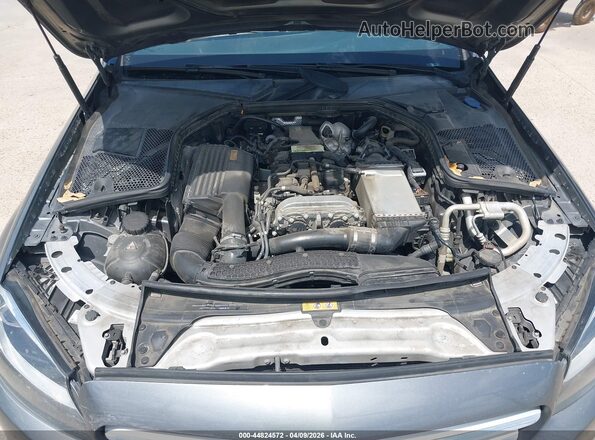 55SWF4JB9JU269647 2018 MERCEDES-BENZ C-CLASS Gray უკანა ხედი