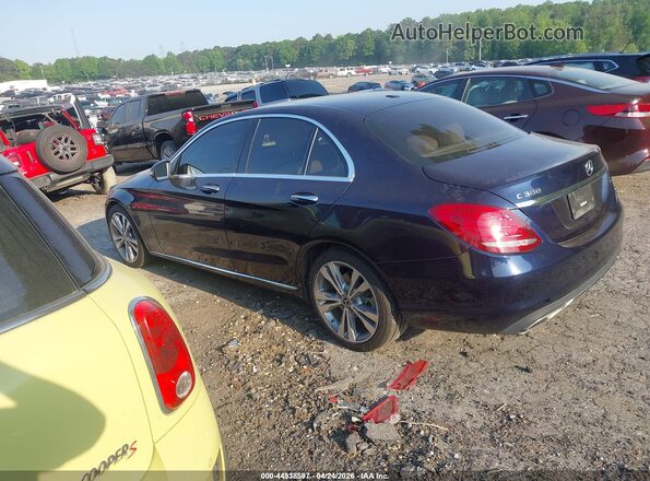 55SWF4JB9JU272208 2018 MERCEDES-BENZ C-CLASS Blue Widok wnętrza 360 stopni
