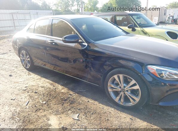 55SWF4JB9JU272208 2018 MERCEDES-BENZ C-CLASS Blue Widok z przodu