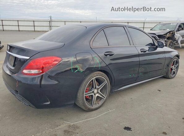 55SWF4JBXHU196718 2017 MERCEDES-BENZ C Black Rear right