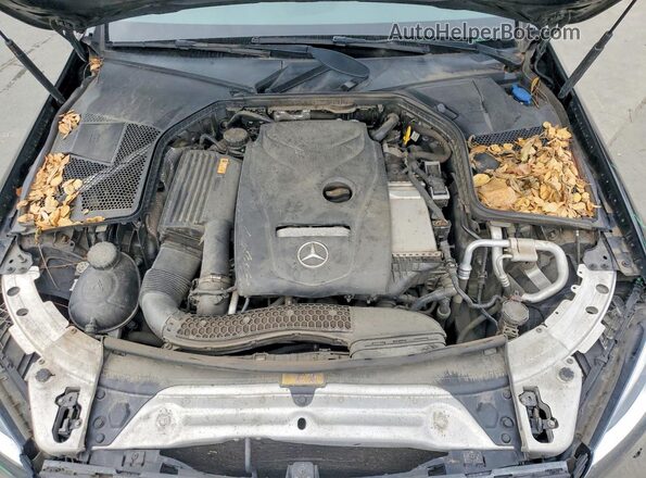 55SWF4JBXHU196718 2017 MERCEDES-BENZ C Black Rear interior view