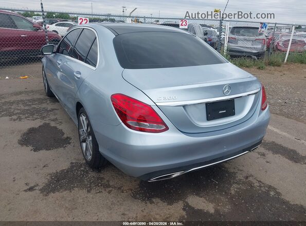 55SWF4JBXHU229670 2017 MERCEDES-BENZ C-CLASS Blue 