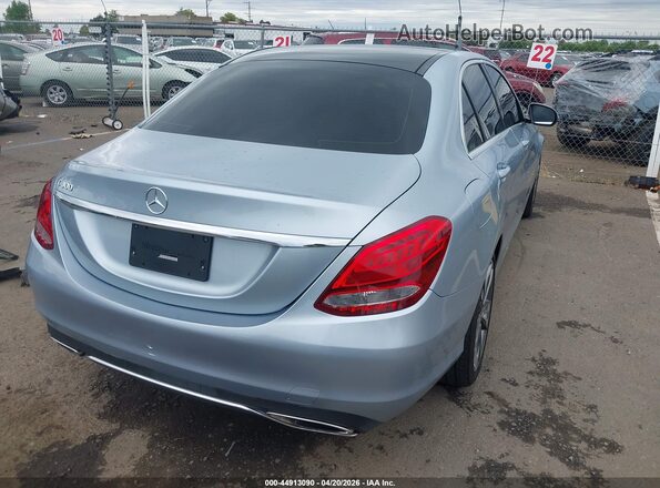 55SWF4JBXHU229670 2017 MERCEDES-BENZ C-CLASS Blue 