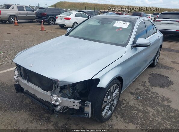 55SWF4JBXHU229670 2017 MERCEDES-BENZ C-CLASS Blue 