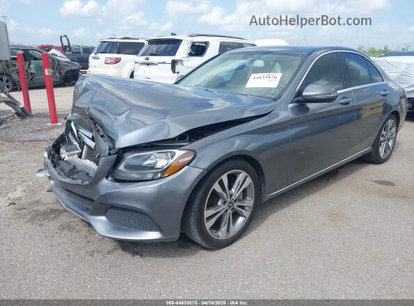55SWF4JBXHU230897 2017 MERCEDES-BENZ C-CLASS Gray Front left
