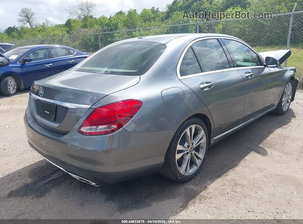 55SWF4JBXHU230897 2017 MERCEDES-BENZ C-CLASS Gray Rear right